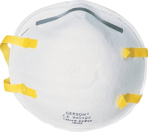 Exemplarische Darstellung: Atemschutz-Halbmaske ohne Ventil